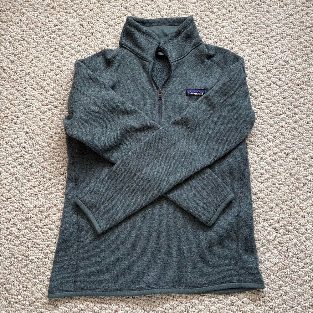 Patagonia Better Sweater 1/4 Zip Fleece in Utility Blue
